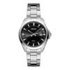 Ceas Business Casual impermeabil cu bandă din oțel negru
