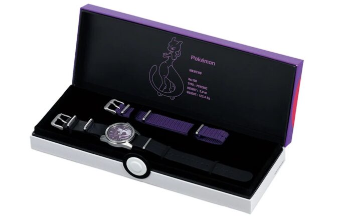 Ceas limitat Pokemon Pikachu Crossover Negru Violet