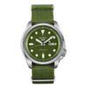 Ceas mecanic automat impermeabil din seria No. 5, verde