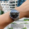 Ceas mecanic automat rezistent la apă din seria Japan, negru