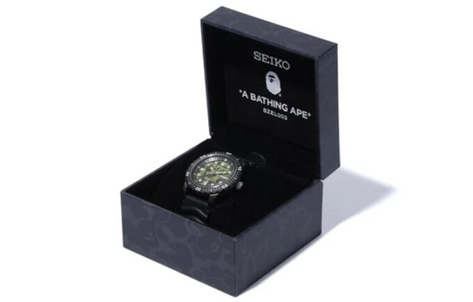 Ceas mecanic de scufundare BAPE X Seiko Crossover