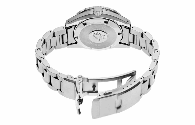 Ceas mecanic Prospex Series ediție limitată 140 de ani, cadran alb, curea din oțel albastru