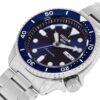 Ceas sport casual, rezistent la apă, mecanic, albastru