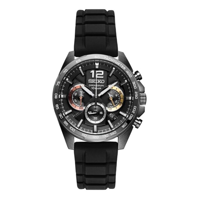 Ceas sport impermeabil Negru Roșu Galben