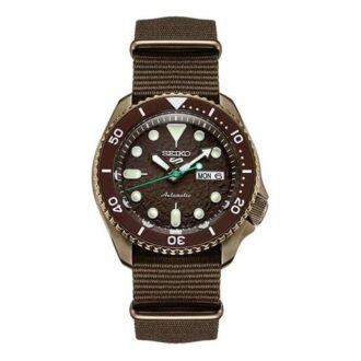 Nr. 5 Ceas mecanic clasic de 42,5 mm, maro