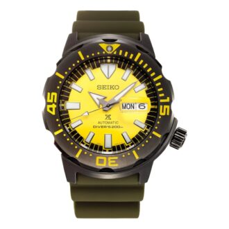 Prospex Casual Yellow Monster Monster Ceas mecanic rezistent la apă până la 200 m
