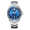 Prospex din seria Ocean, mare, alb, rezistent la 200 de metri, albastru