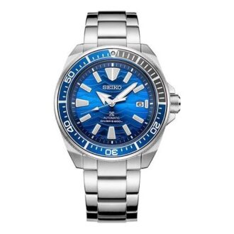 Prospex din seria Ocean, mare, alb, rezistent la 200 de metri, albastru