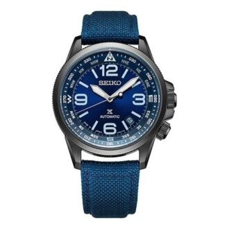 Seria Prospex Outdoor, ceas mecanic albastru, rezistent la apă